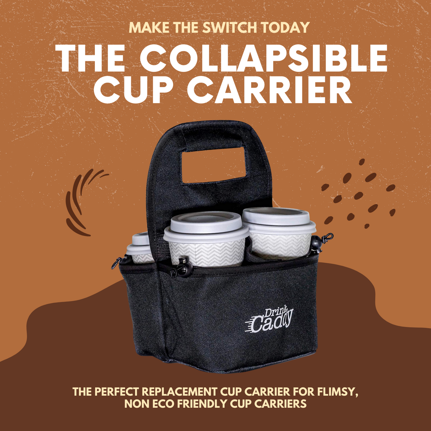 Reusable Four Cups Carrier