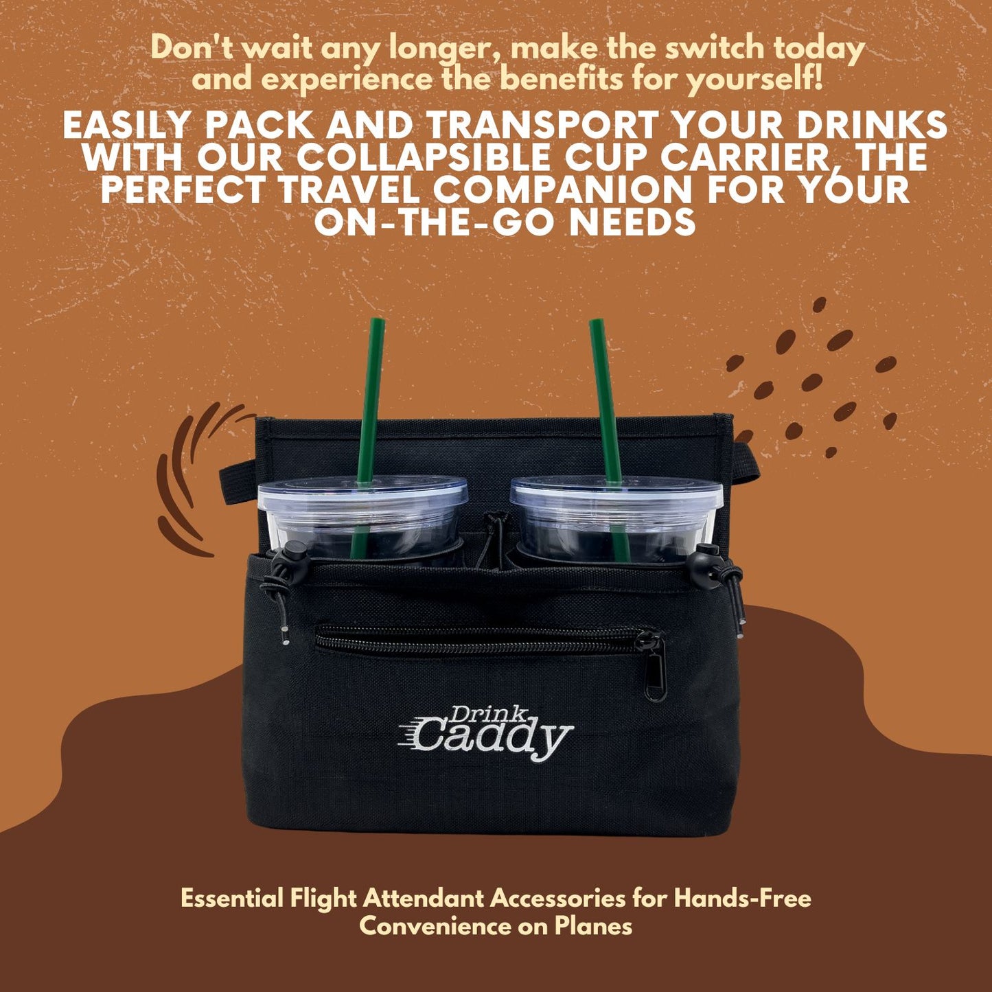 Travel Cup Holder for Suitcases