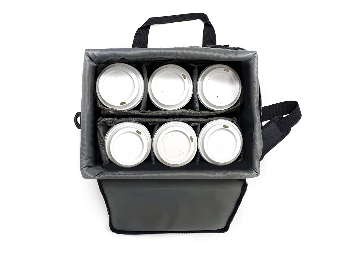 Reusable Insulated Six Cups Carrier