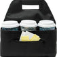 Drink Caddy Portable Drink Carrier and Reusable Coffee Cup Holder - 6 Cup Collapsible Tote Bag