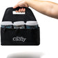 Drink Caddy Portable Drink Carrier and Reusable Coffee Cup Holder - 6 Cup Collapsible Tote Bag