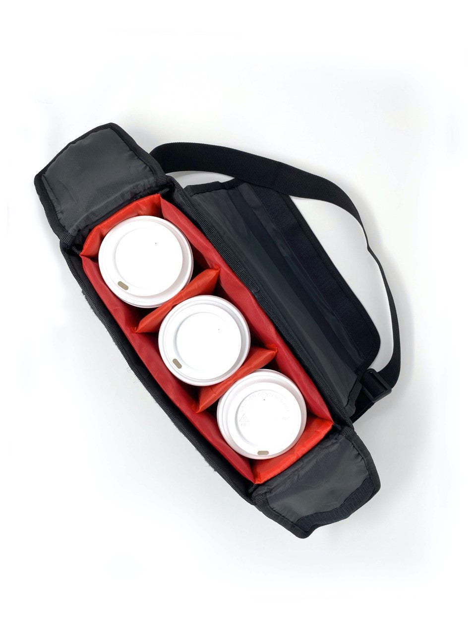 Reusable Insulated Three Cups Carrier