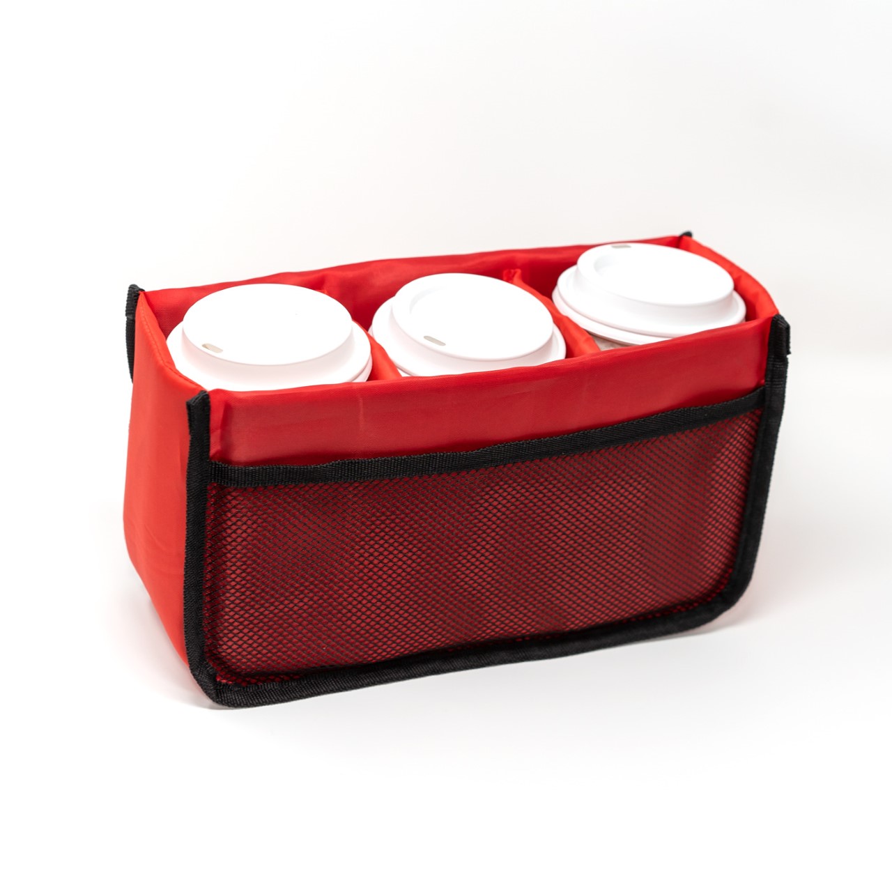 Reusable Insulated Three Cups Carrier
